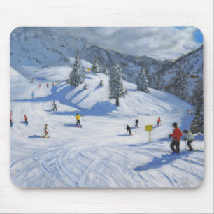Skiing Kitzbhuel 2014 Mouse Mat