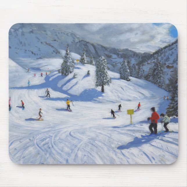 Skiing Kitzbhuel 2014 Mouse Mat (Front)