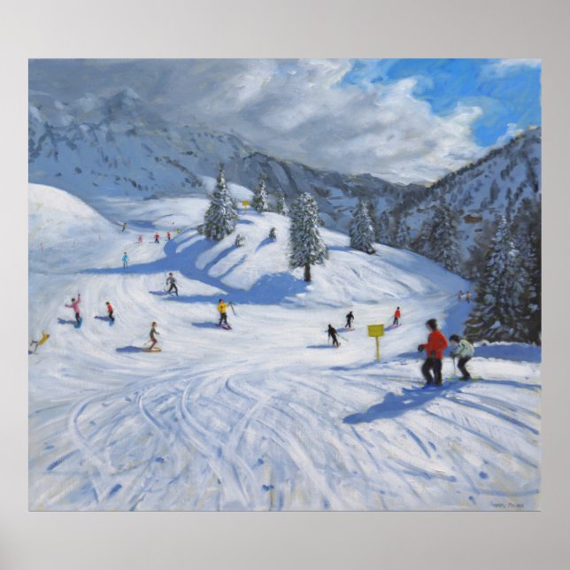 Skiing Kitzbhuel 2014 Poster (Front)