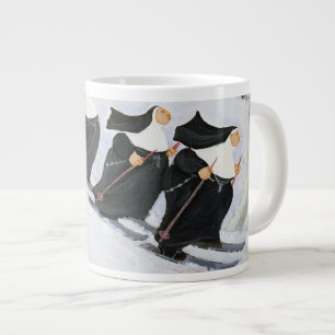 Skiing Large Coffee Mug