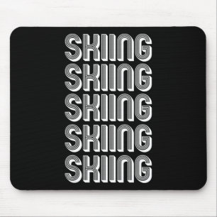 Skiing Lover _1  Mouse Mat