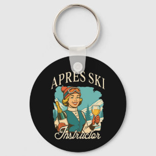 Skiing Lover Apres Ski Queen Ski Trip Apres Ski In Key Ring