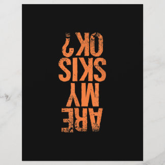 Skiing Lover | Are My Skis Ok? Custom Letterhead