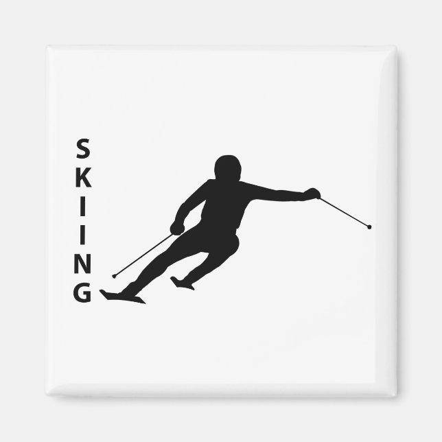 Skiing Magnet (Front)