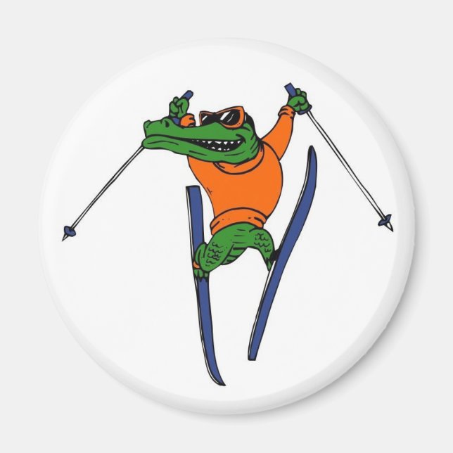 skiing magnet (Front)