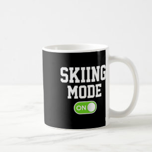 Skiing Mode On Funny Skier Coffee Mug