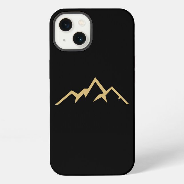 Skiing Mountain Skiing Lover iPhone Case (Back)