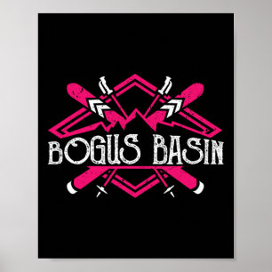 Skiing Mountains Skier Downhill Women Ski Resort B Poster