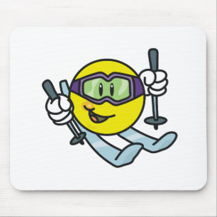 Skiing Mouse Mat