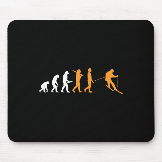 Skiing My Favourite Ski Buddies Call Me Dad  Mouse Mat (Front)