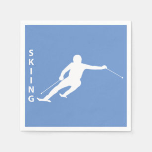 Skiing Napkin