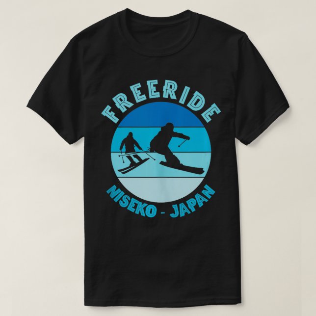 Skiing Niseko Japan Freeride Tank Top (Design Front)