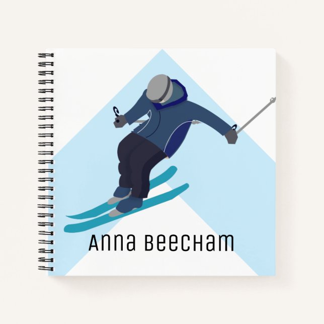 Skiing Notebook (Front)