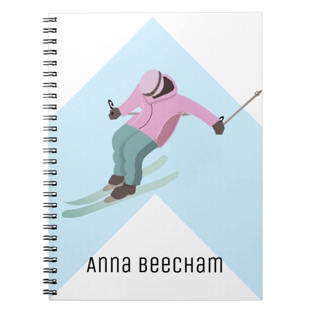 Skiing Notebook (Front)