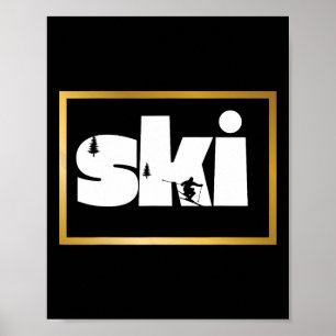Skiing On Slopes7 Poster