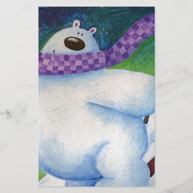 Skiing Polar Bear (Front)