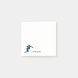 Skiing Post-it Notes