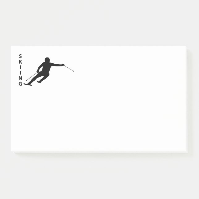 Skiing Post-it Notes (Front)