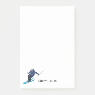 Skiing Post-it Notes