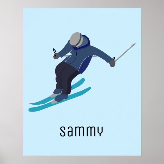 Skiing Poster (Front)