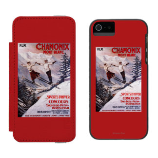 Skiing Promotional Poster Incipio Watson™ iPhone 5 Wallet Case