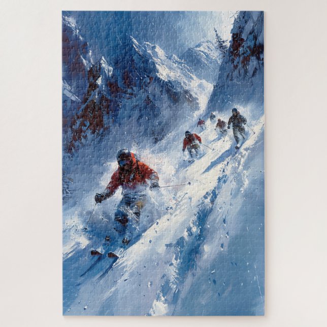 Skiing Puzzle (Vertical)