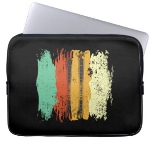 Skiing Retro Ski Laptop Sleeve
