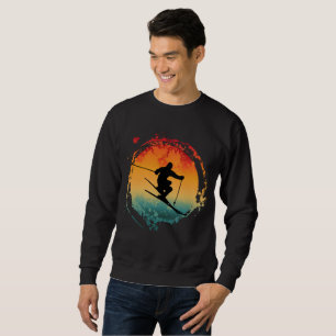 SKIING RETRO VINTAGE SWEATSHIRT