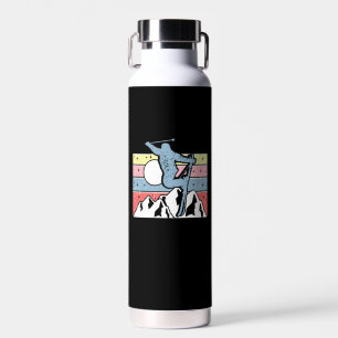 Skiing Retro Water Bottle