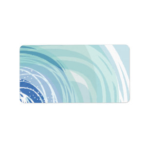 SKIING Return Address Label