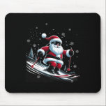 Skiing Santa Claus Christmas Ski Winter Sport X-ma Mouse Mat<br><div class="desc">Skiing Santa Claus Christmas Ski Winter Sport X-mas Skier</div>