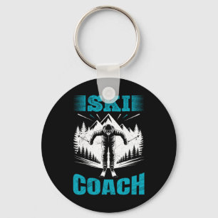 Skiing Ski Coach Clooler Than The Average Skiing Key Ring