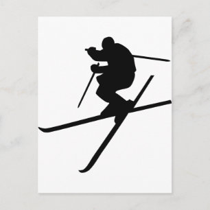 Skiing - Ski Freestyle Postcard