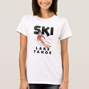 Skiing - Ski Lake Tahoe T-Shirt