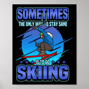 Skiing Ski Poster