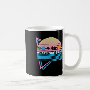 Skiing Ski Retro What's Your Sign Coffee Mug