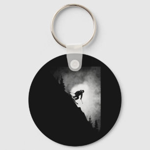Skiing Skier Ski _4 Key Ring