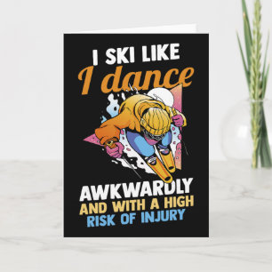Skiing Skier Ski Card