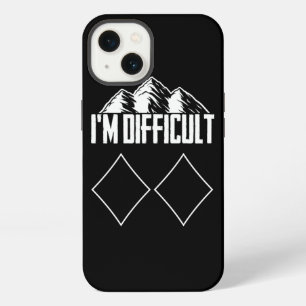 Skiing Snowboard IM Difficult Skier Winter Sports iPhone 13 Case
