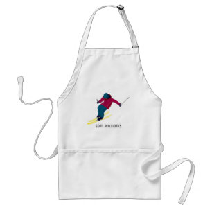 Skiing Standard Apron