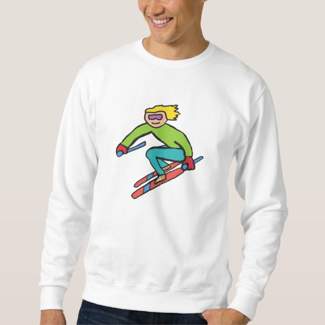 Skiing Sweatshirt (Front)