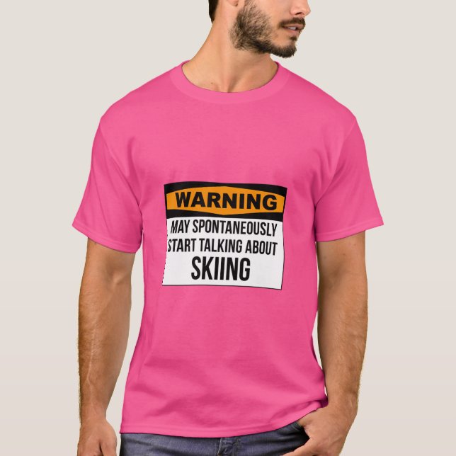 Skiing T-Shirt (Front)