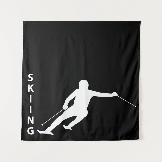 Skiing Tapestry (Front)