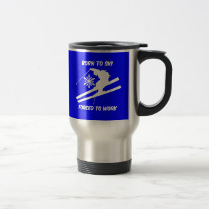 Skiing Travel Mug