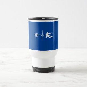 Skiing Travel Mug
