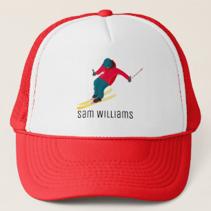Skiing Trucker Hat