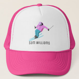 Skiing Trucker Hat