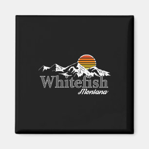 Skiing Whitefish Montana Mountain Lover Magnet