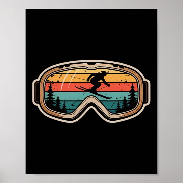 Skiing Winter Sport Ski Mountain _1  Poster (Front)