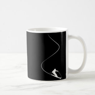 Skiing winter sports ski lover skier  coffee mug